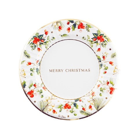CF.8 PIATTI CM 23  CHRISTMAS GREETINGS