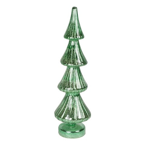 ALBERO VERDE LED D.12X42CM VETRO