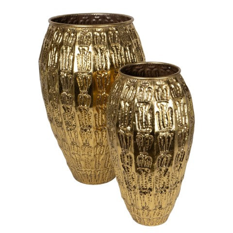 S/2 VASI ORO METALLO