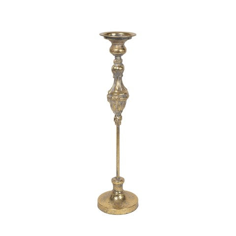 CANDELIERE ORO D.14X57CM METALLO