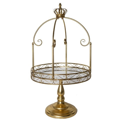 ALZATA ORO C.SPECCHIO D.58X105CM METALLO