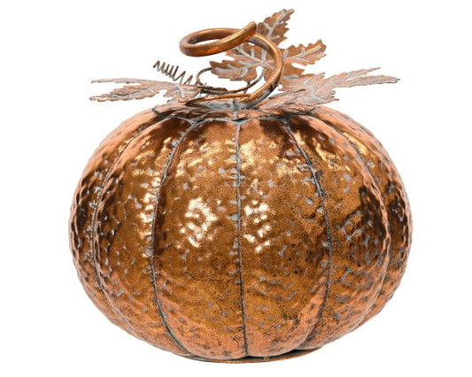 Pumpkin iron hammered-l25-w25-h24.5cm Or