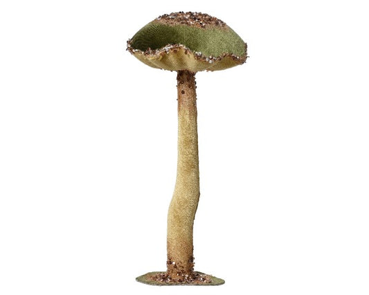Mushroom polyester velvet glitters L.23W