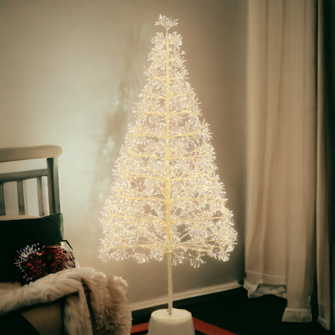 Albero Conico RICH Bianco H210cm 3000 Mi