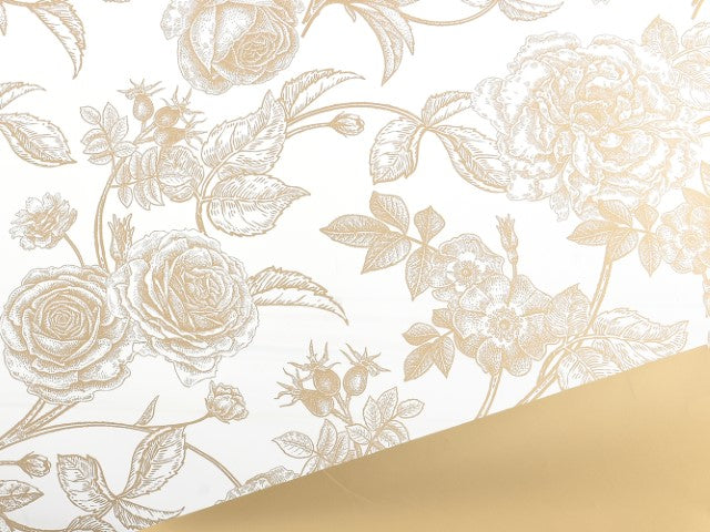 bobina rosa canina 1x25m bianco oro