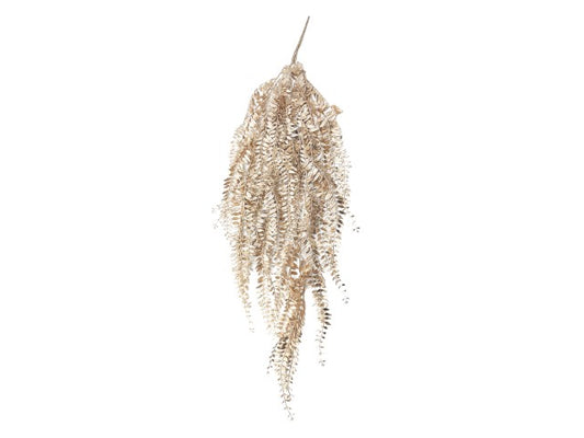 felce mazzo cadente 110cm  argento
