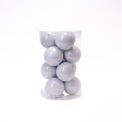 BOX 2 SFERE D.12CM BIANCO
