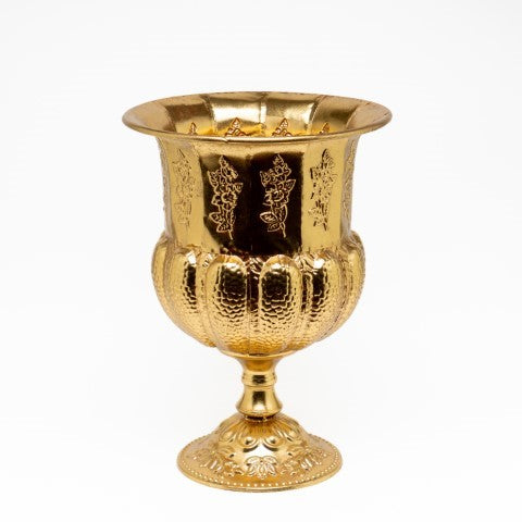 VASO COPPA RETRO' ORO 31X31X43CM
