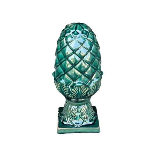 DECO CARCIOFO VERDE D.15X34CM CERAMICA
