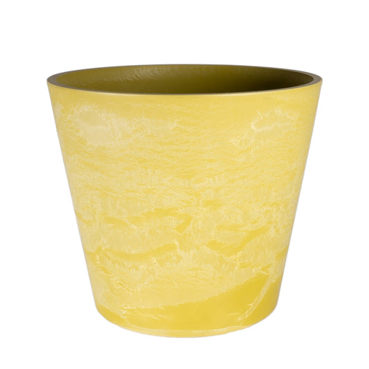 CACHE-POT GIALLO D.40X35CM PP