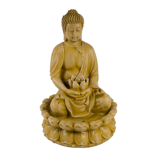 FONTANA ELETTRICA ORO D.29X46CM RESINA