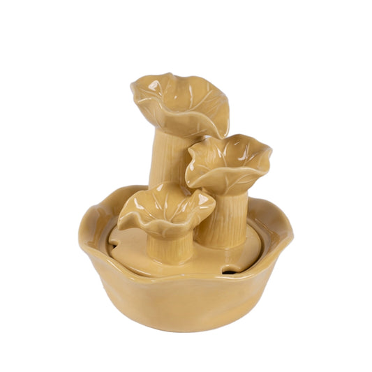 FONTANA ELETTRICA ORO H.21CM CERAMICA
