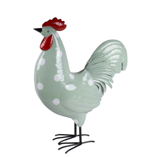 GALLO VERDE 43X17X57CM METALLO