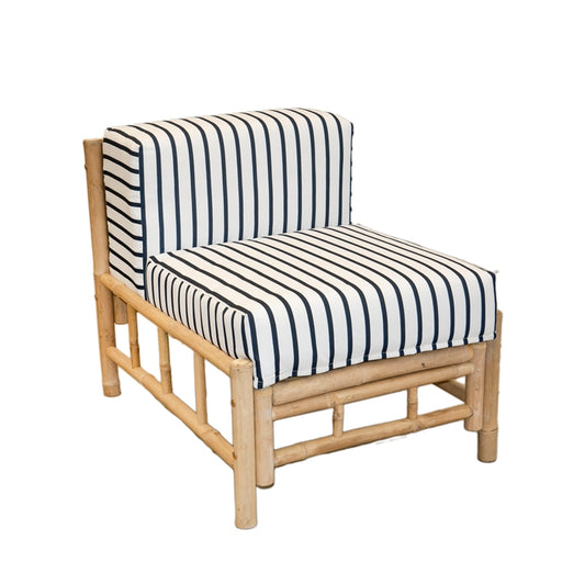 DIVANETTO RIGHE BLU BAMBOO/POLIESTERE