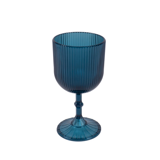 BICCHIERE BLU TRASP .8.5X17 CM ACRILI