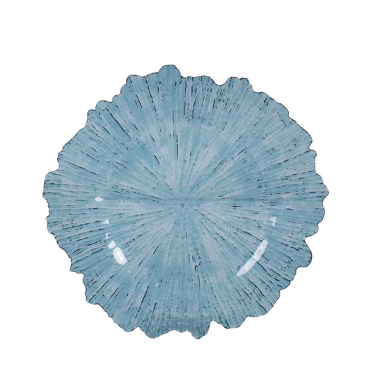 SOTTOPIATTO BLU TRSP. D.33 PVC