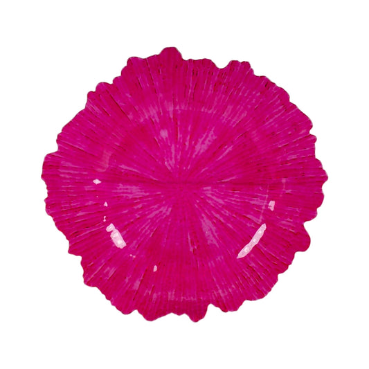 SOTTOPIATTO FUCSIA TRASP. D.33 PVC