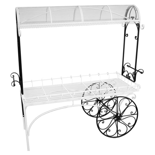 CARRETTO BIANCO/NERO 140X70X200CM MET