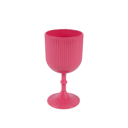 BICCHIERE FUCSIA .8.5X17 CM ACRILICO