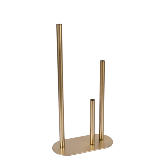 PORTAFIORE X3 ORO 20X9X40CM