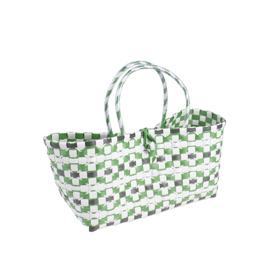 BORSA VERDE/BIANCA 33X15X20PLA