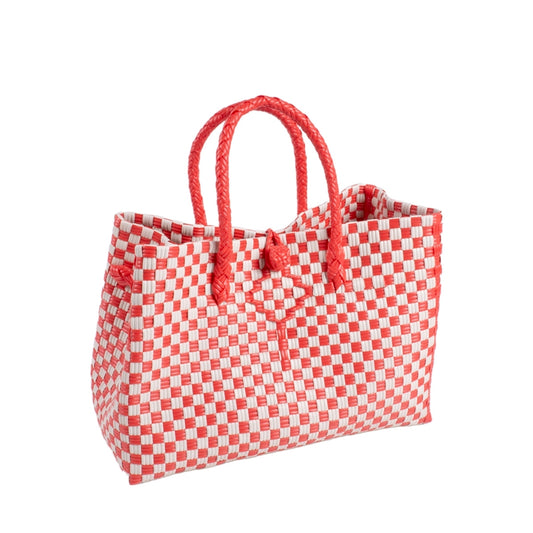 BORSA ROSSA/BIANCA 32X15X22 PLA