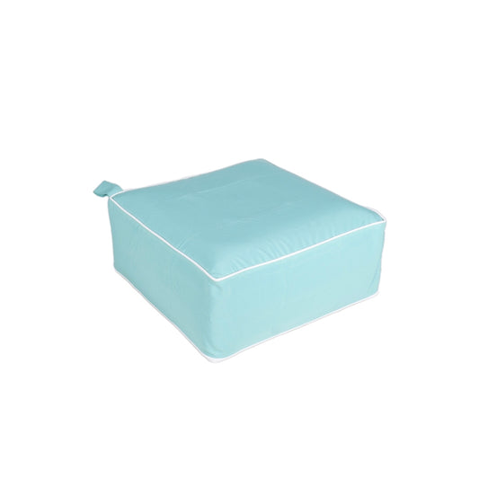 POUF GONFIABILE TURCHESE 58X58X23 CM