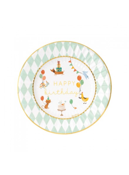CF.8 PIATTI HAPPY BIRTHDAY KIDS