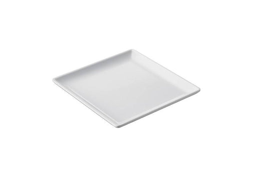PIATTO QUADRATO IN MELAMINA BIANCO