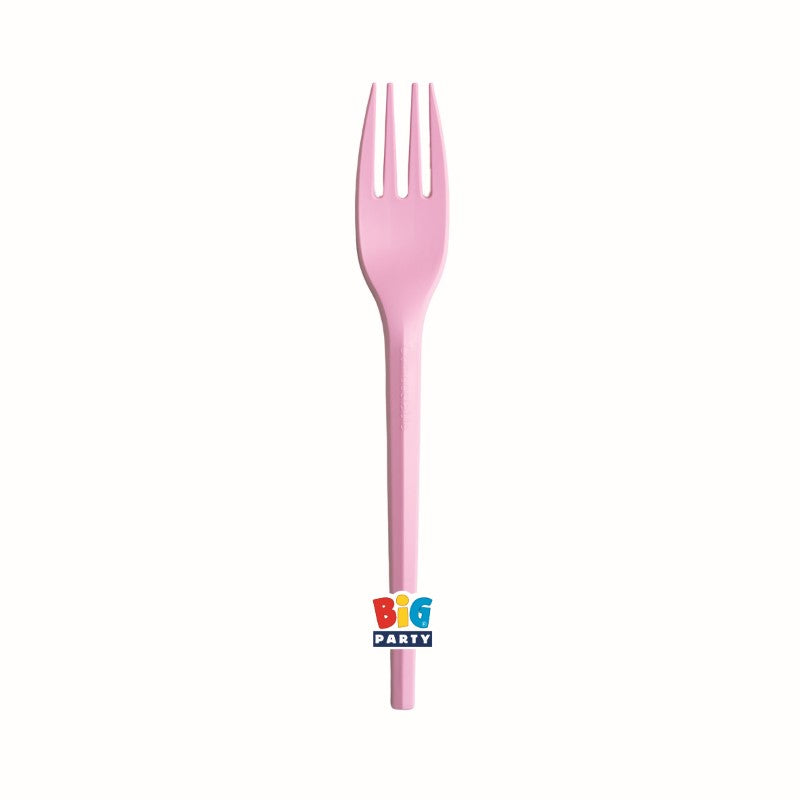 20 Forchette Ecolor cm.16 Rosa