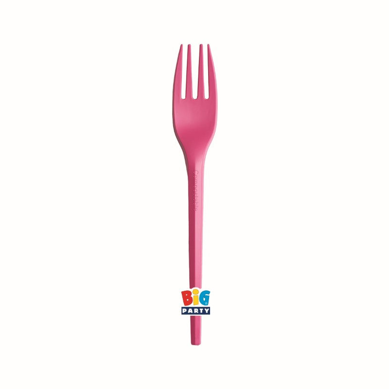 20 Forchette Ecolor cm.16 Fuxia