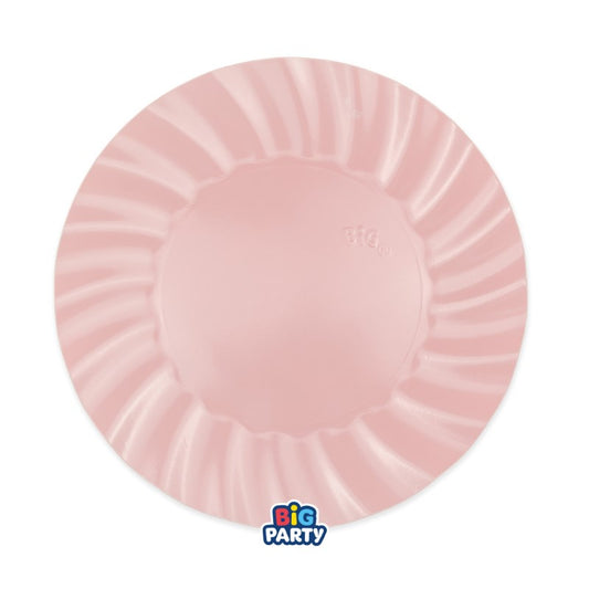 6 Piatti cm.25 Wavy Rosa Baby