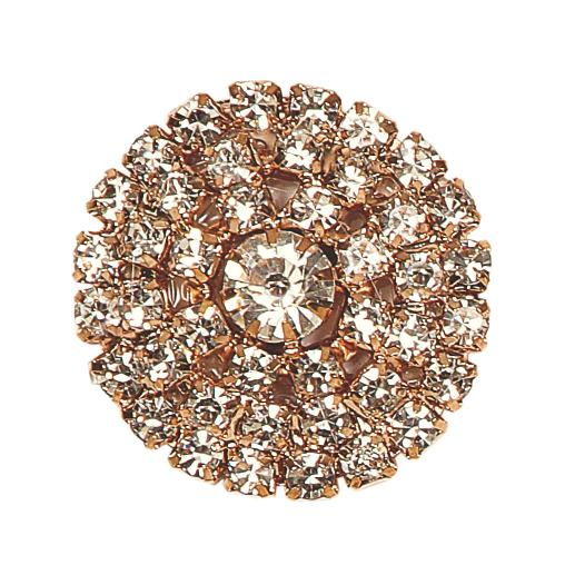 QUEEN STRASS CM. 2.5 3 PZ GOLD