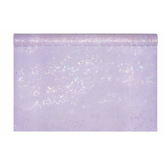 IRIDESCENT TULLE CM 48X5MT LAVENDER
