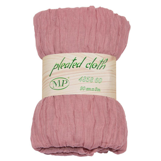 Pleated cloth cm90x3 m dark pink