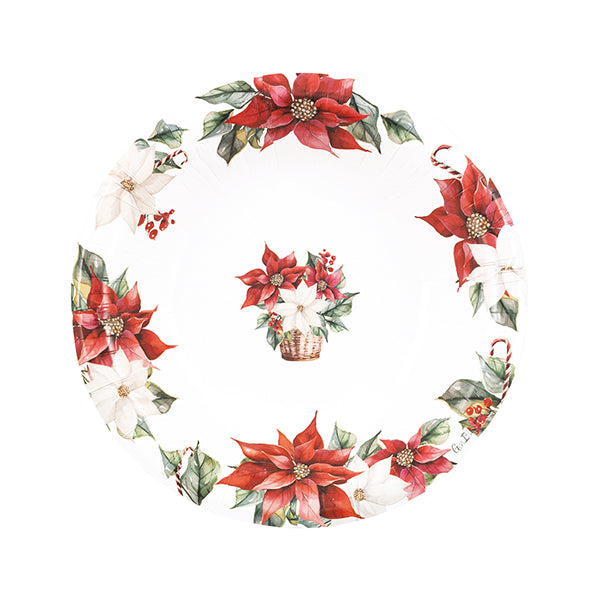 CF.8 PIATTI CM 24 STELLA DI NATALE