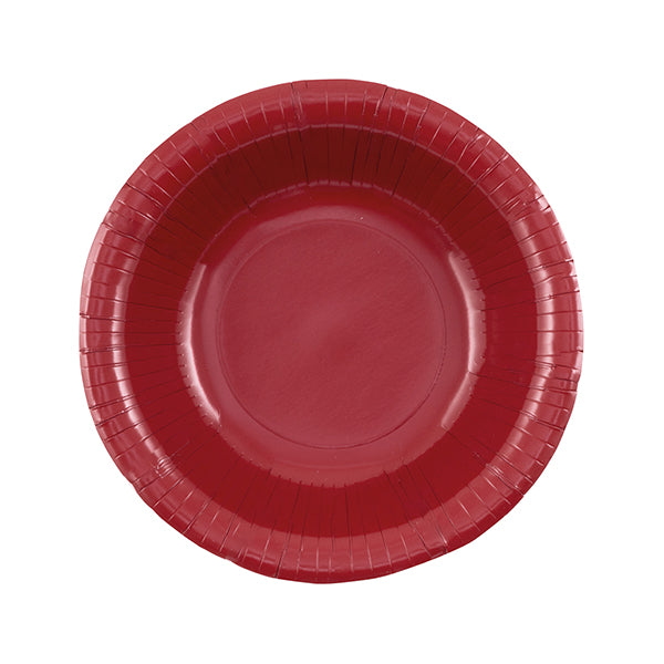 CF.8 PIATTI ROUND CM.24 BORDEAUX