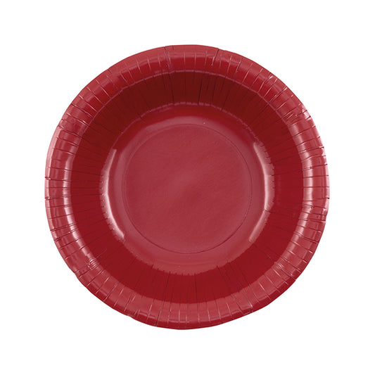 CF.8 PIATTI ROUND CM.24 BORDEAUX