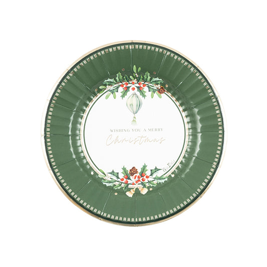 CF.8 PIATTI CM 21 MERRY CHRISTMAS TO YOU