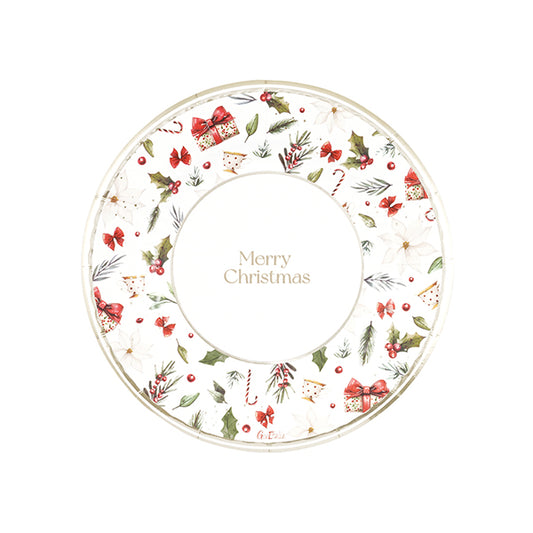 CF.8 PIATTI CM 21 A LITTLE CHRISTMAS