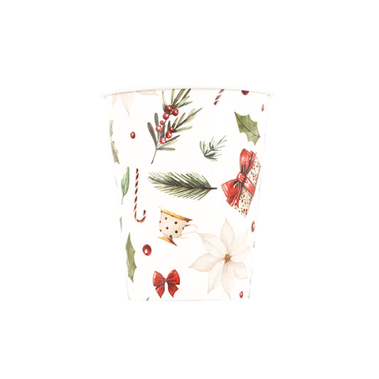 CF.8 BICCHIERI 250 CC. A LITTLE CHRISTMA