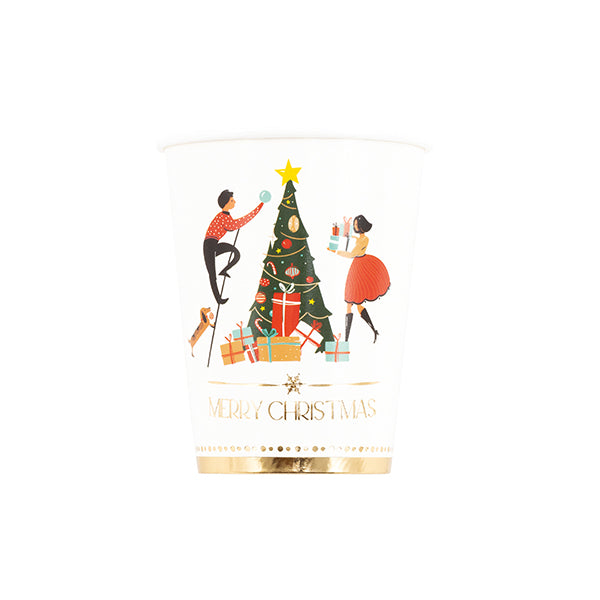 CF.8 BICCHIERI 250 CC. CHRISTMAS STORY