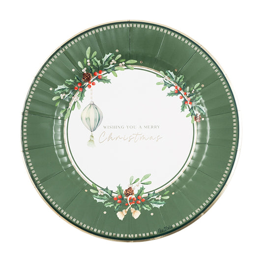 CF.8 PIATTI CM 27 MERRY CHRISTMAS TO YOU
