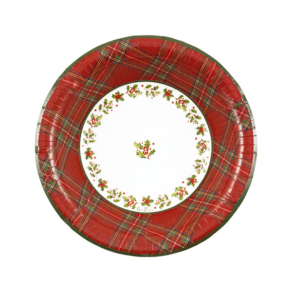 CF.8 PIATTI CM 24 SCOTTISH CHRISTMAS