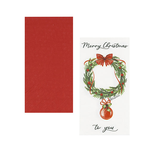 CF.16 TOV.LI DEC. GHIRLANDA E MON. ROSSO