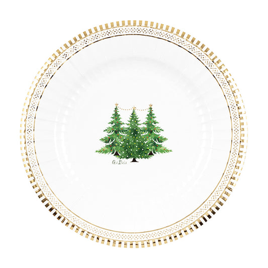 CF.8 PIATTI CM 27 GOLD TREES