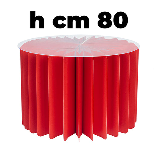 COLONNA CARTA 180 GR CM 30X80 ROSSO PLAS