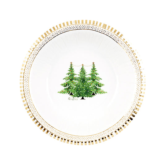 CF.8 FONDINE ROUND CM 24 GOLD TREES
