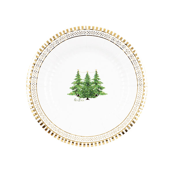 CF.8 PIATTI CM 21 GOLD TREES