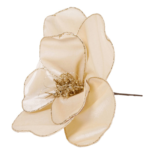 MAGNOLIA AVORIO D.50CM C.LED VELLUTO